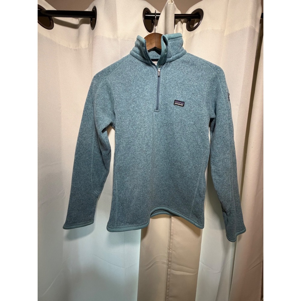 Patagonia Better Sweater 1/4 Zip Fleece Pullover Women's XS Blue